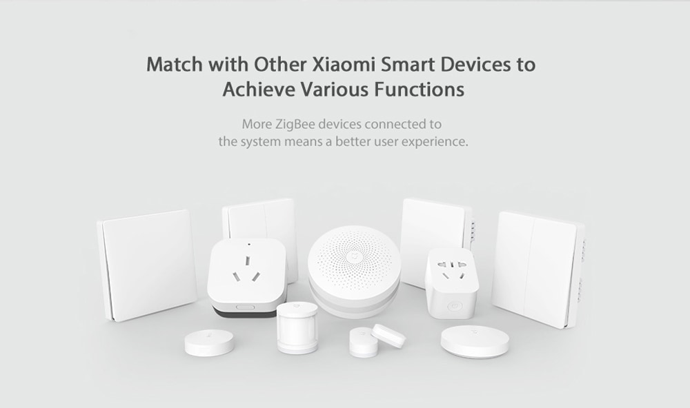 Original Xiaomi RTCGQ11LM Smart Home Aqara Human Motion Sensor Security Device- White
