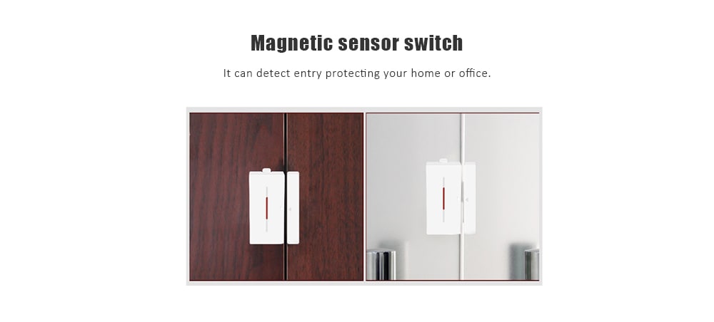 SONOFF DW1 Magnetic Remote Control Smart Home Security Door and Window Sensor- White