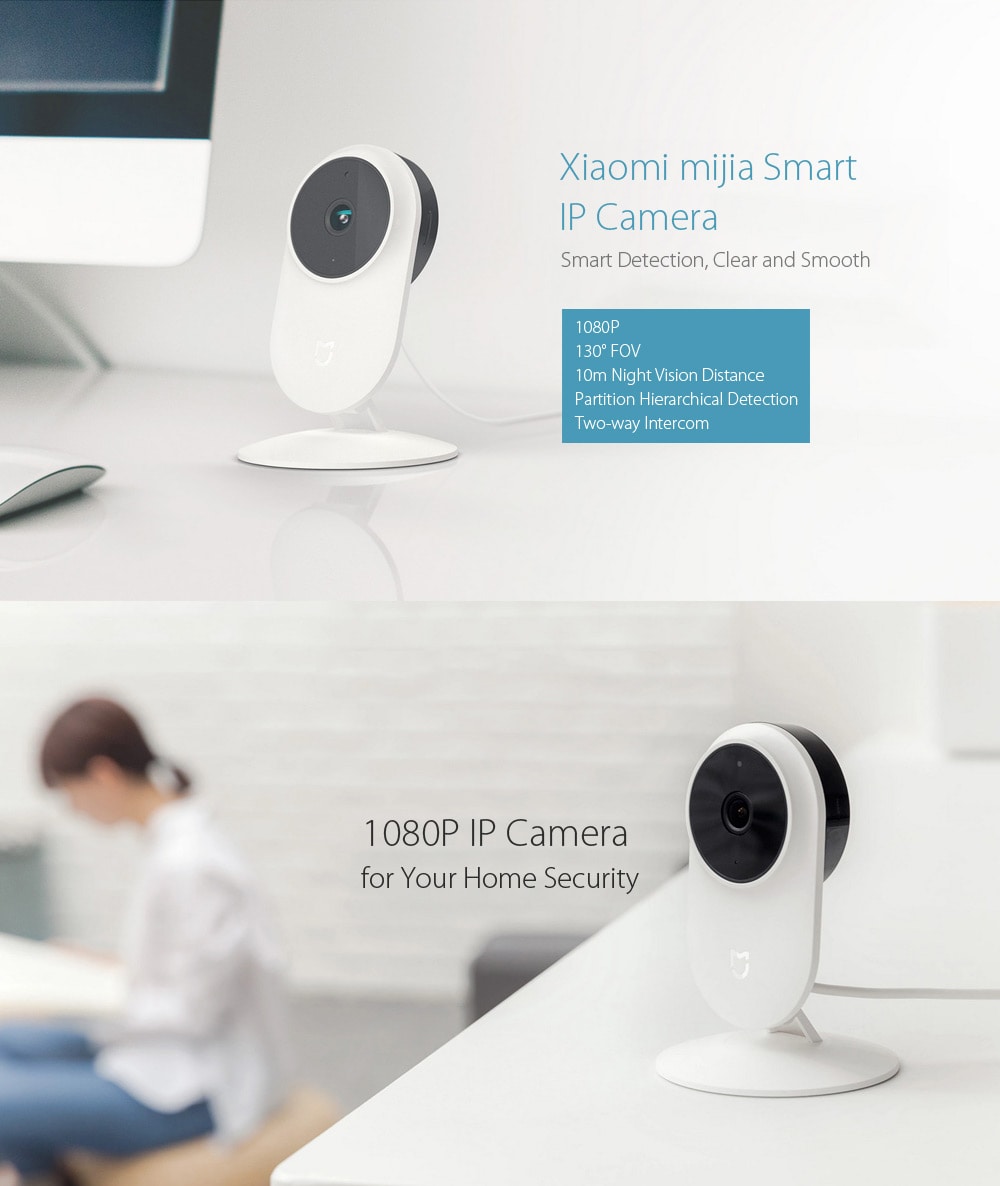 Xiaomi mijia 1080P Smart IP Camera Dual-band WiFi- White