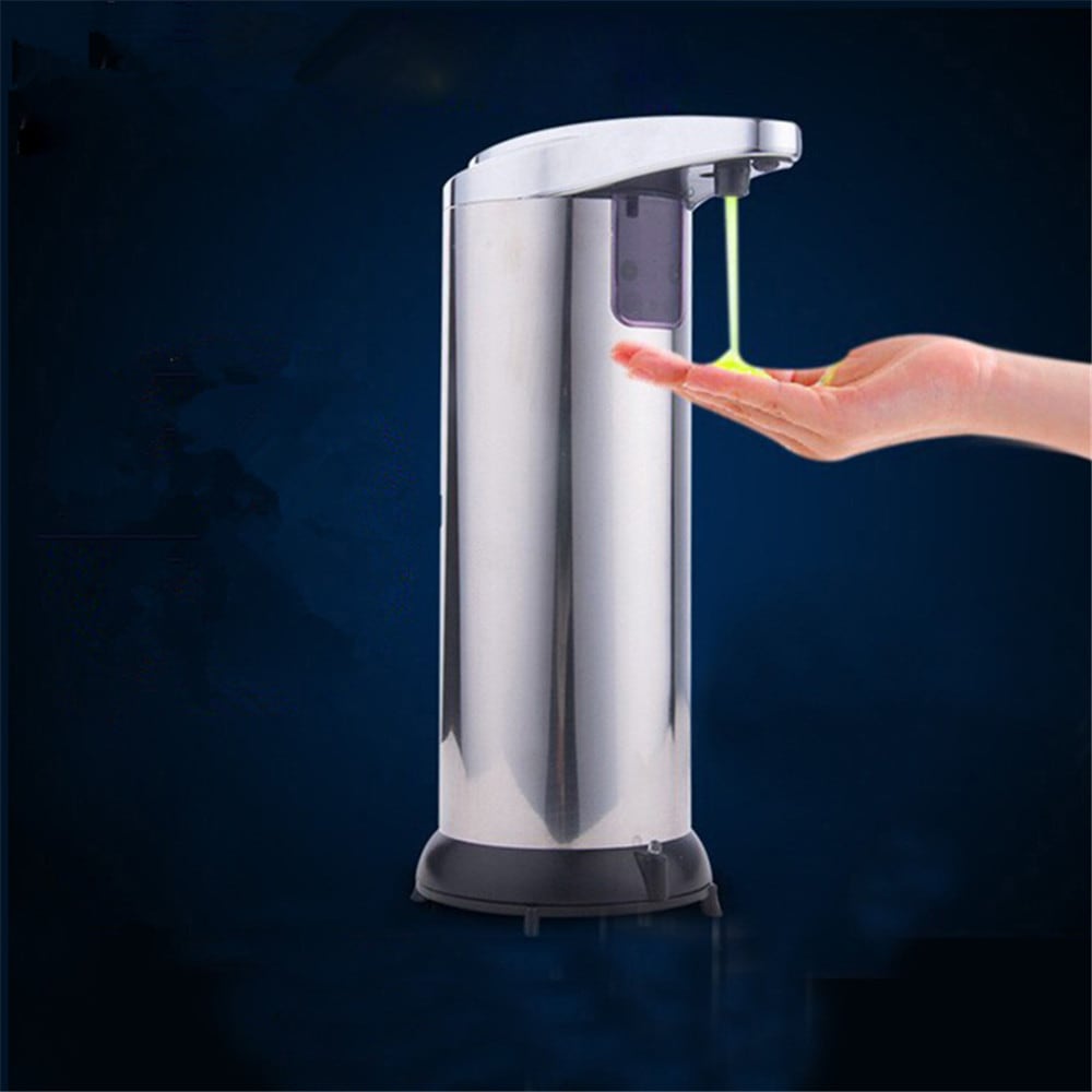 Stainless Steel Casing Induction Type Liquid Soap Dispenser- Silver