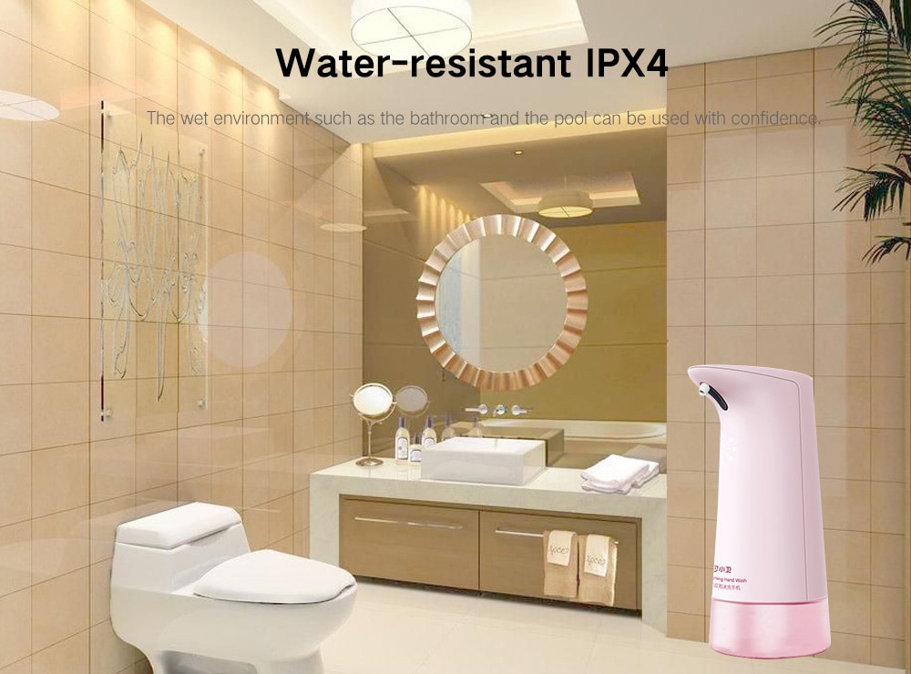 Xiaowei R66018XP Intelligent Auto Induction Foaming Hand Washing Machine- Pig Pink