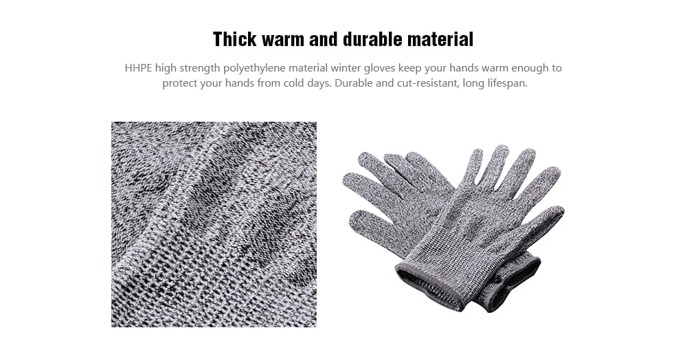 S Anti-stab Stab-resistant 5-level HPPE Cut-resistant Gloves- Dark Slate Grey
