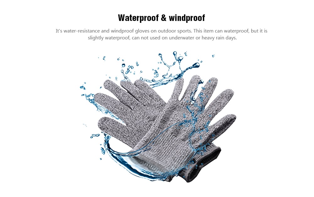 S Anti-stab Stab-resistant 5-level HPPE Cut-resistant Gloves- Dark Slate Grey