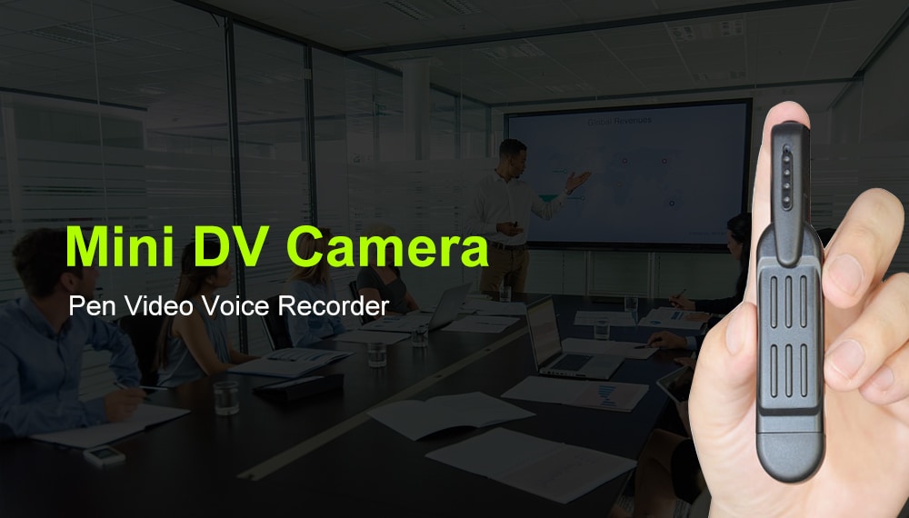 T189 Mini DV Camera HD 1080P Micro Pen Video Voice Recorder Camcorder Digital DVR- Black