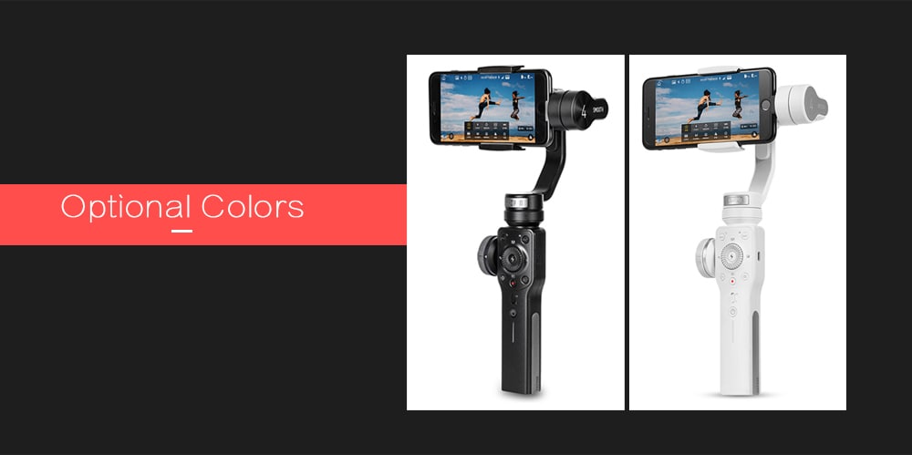 Zhiyun Smooth 4 3-axis Handheld Gimbal Stabilizer for iPhone / Samsung Galaxy- Black