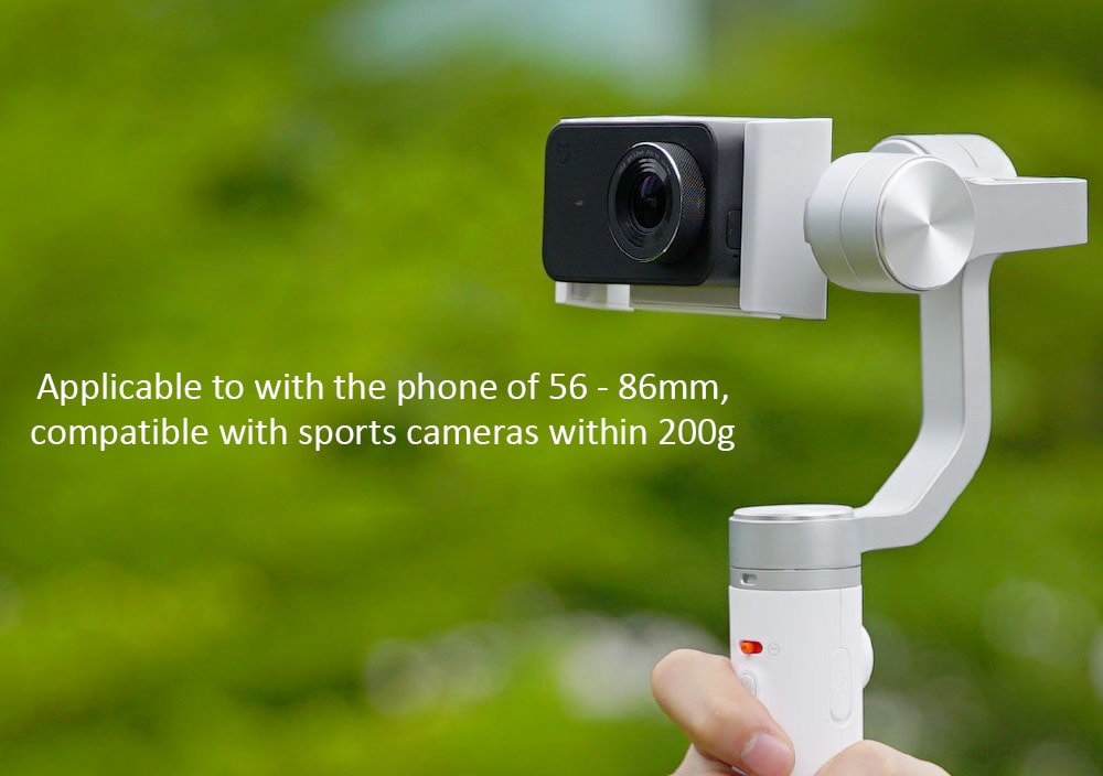 Xiaomi Mijia SJYT01FM 3 Axis Handheld Gimbal Stabilizer with 5000mAh Battery for Action Camera and Phone- White