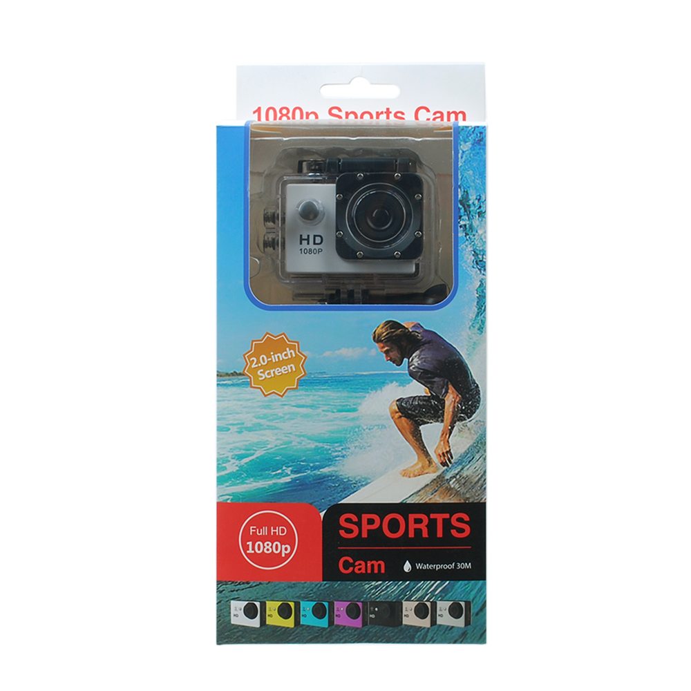 Waterproof Sport Action Camera Camcorder- White