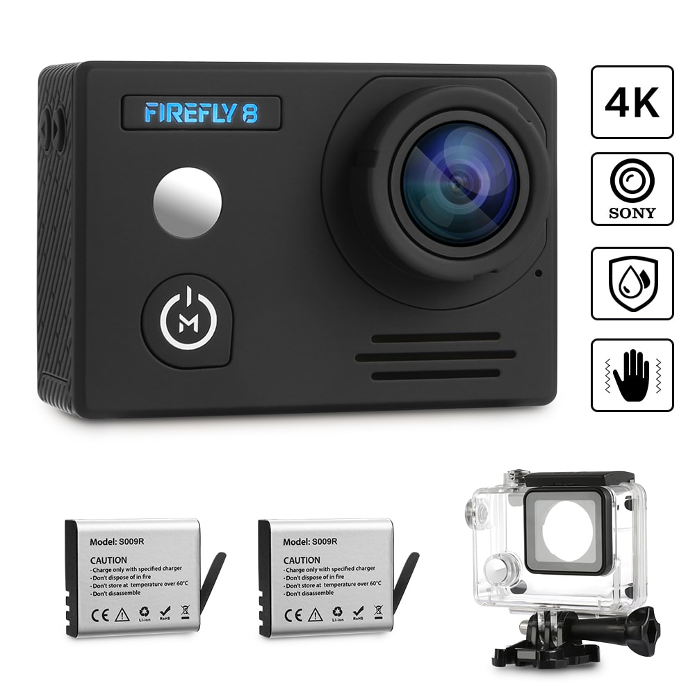 siroflo FIREFLY 8 4k 2160P Action Camera - Black