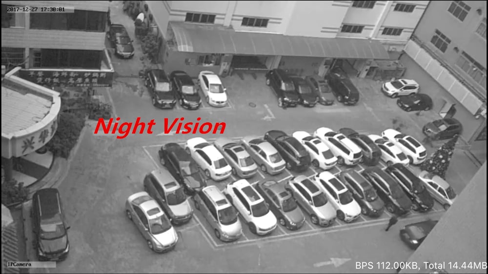 P2P / Wi-Fi 1920 x 1080P Multi-Function Night Vision Miniature IP Camera- Black