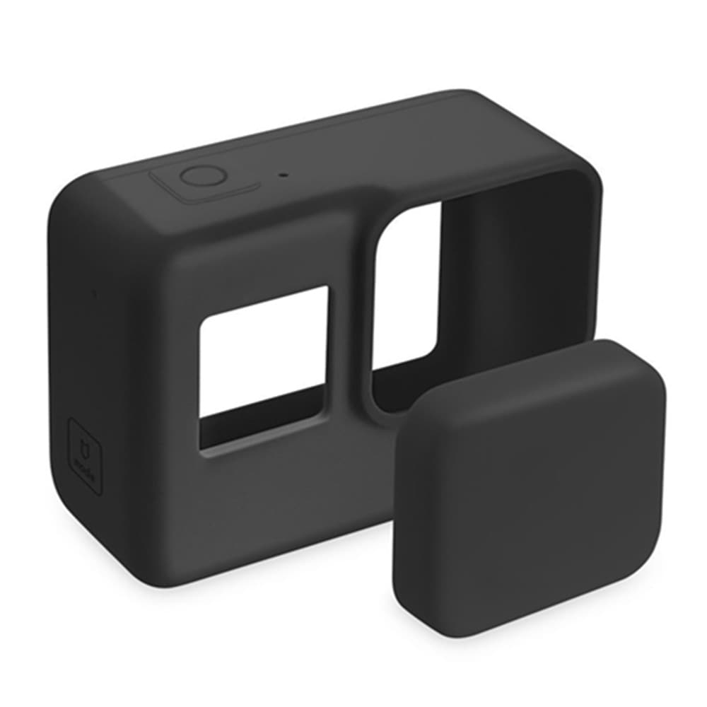 Sport Camera with Lens Cap Soft Silicone Case Cover for GoPro Hero 5- Black