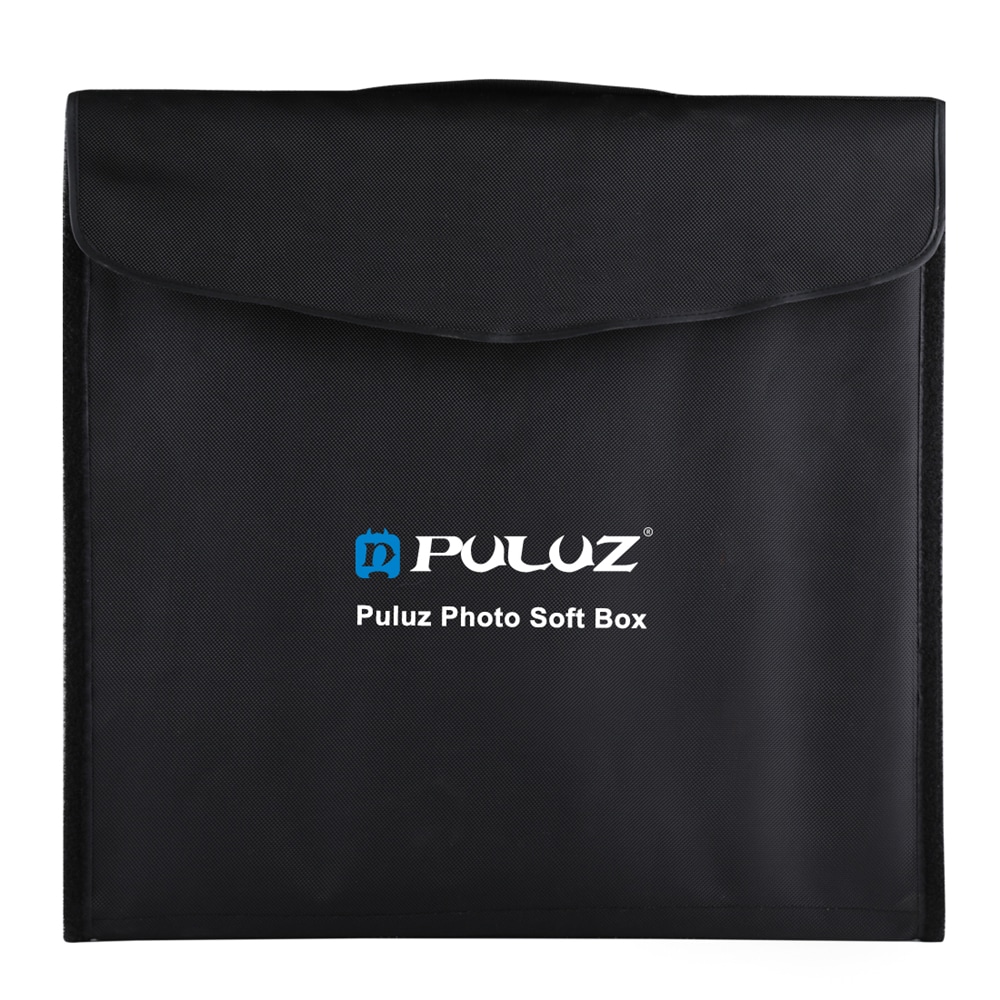 PULUZ 2 LED Light Photo Studio Lighting Tent Backdrop Cube Box- White
