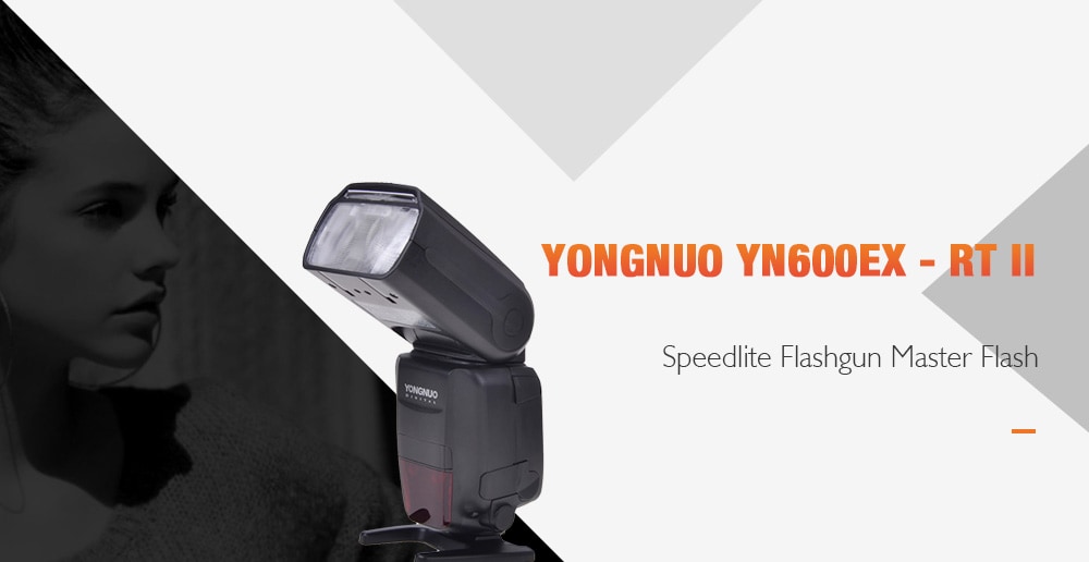 YONGNUO YN600EX - RT II Speedlite Flashgun Master Flash for Canon Digital SLR Cameras- Black