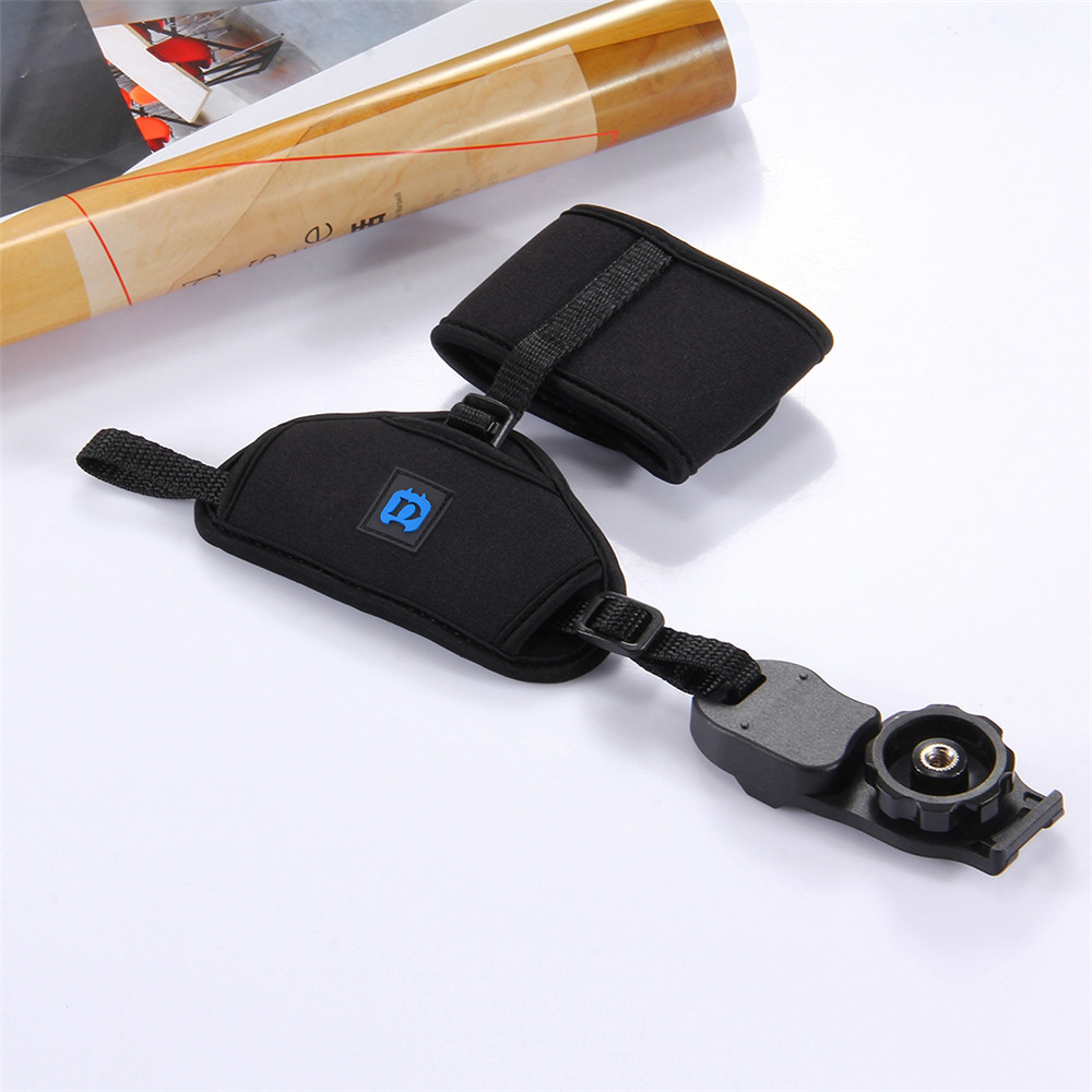 PULUZ Wrist Camera Strap for SLR/DSLR Camera Accessories- Black