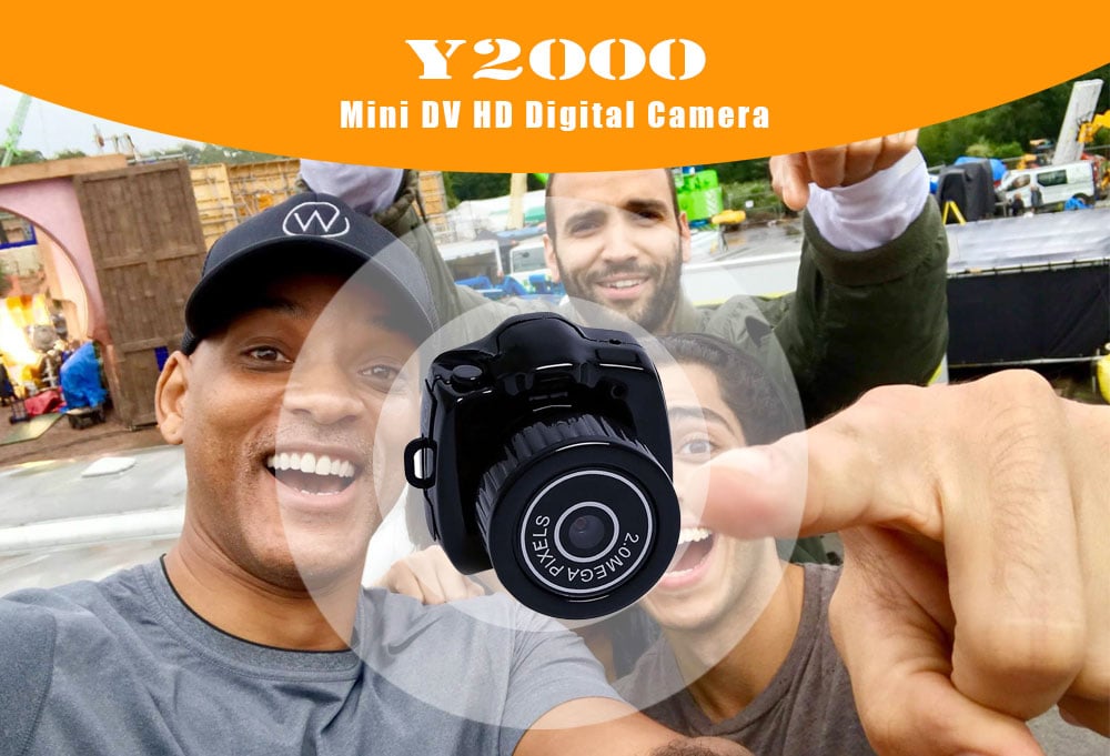 Y2000 Mini DV HD Digital Camera- Black