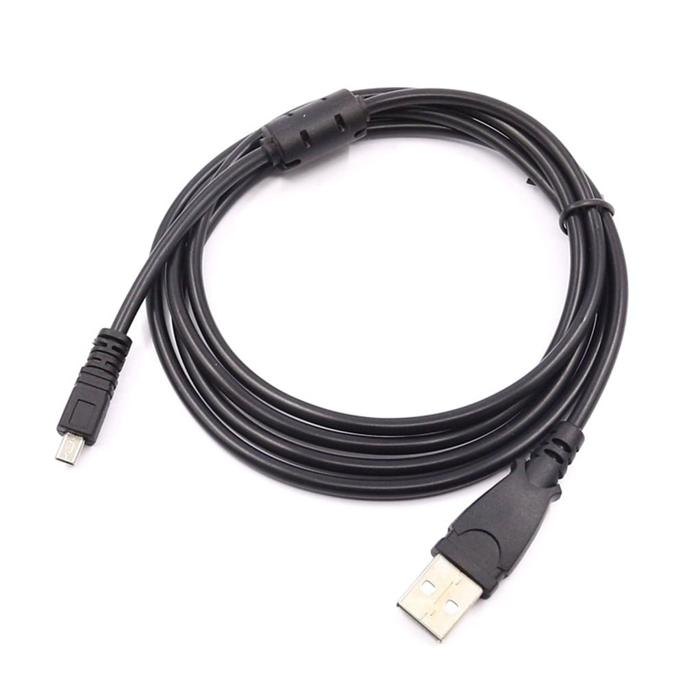 Replacement USB Cable Cord for Nikon  Panasonic Olympus  Fuji Konica Minolta- Black