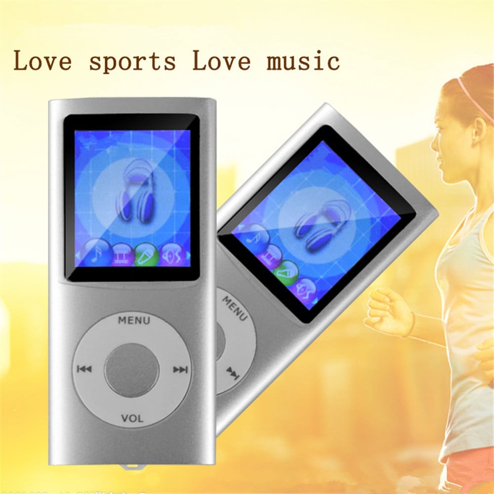 Portable MP3 / MP4 Player Photo Viewer E-book Reader FM Radio and Video- Deep Pink