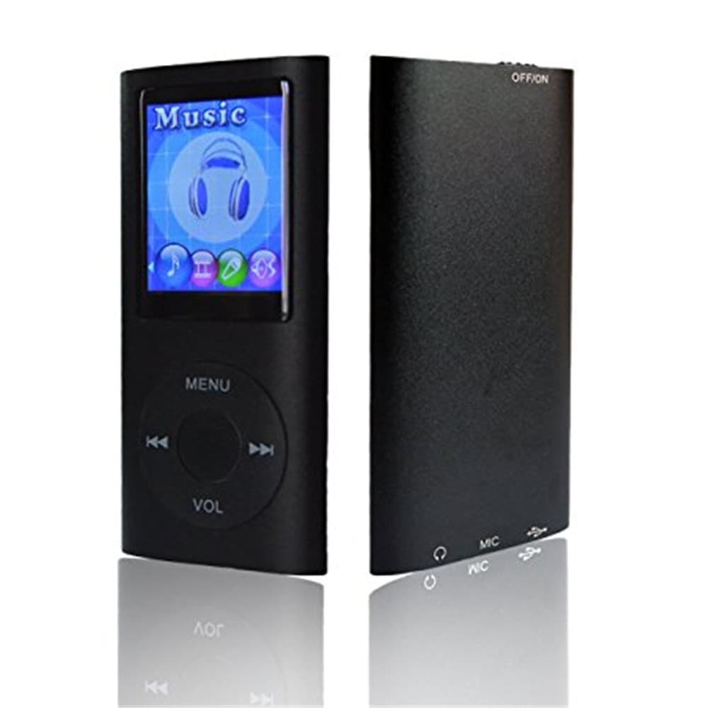 Portable MP3 / MP4 Player Photo Viewer E-book Reader FM Radio and Video- Black