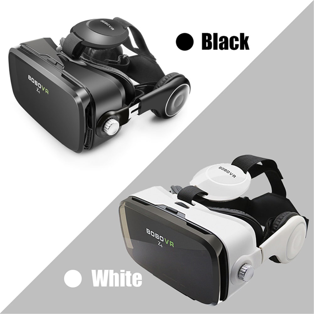 Z4 BOBOVR 3D Helmet Virtual Reality Glasses Stereo Earphone- Black