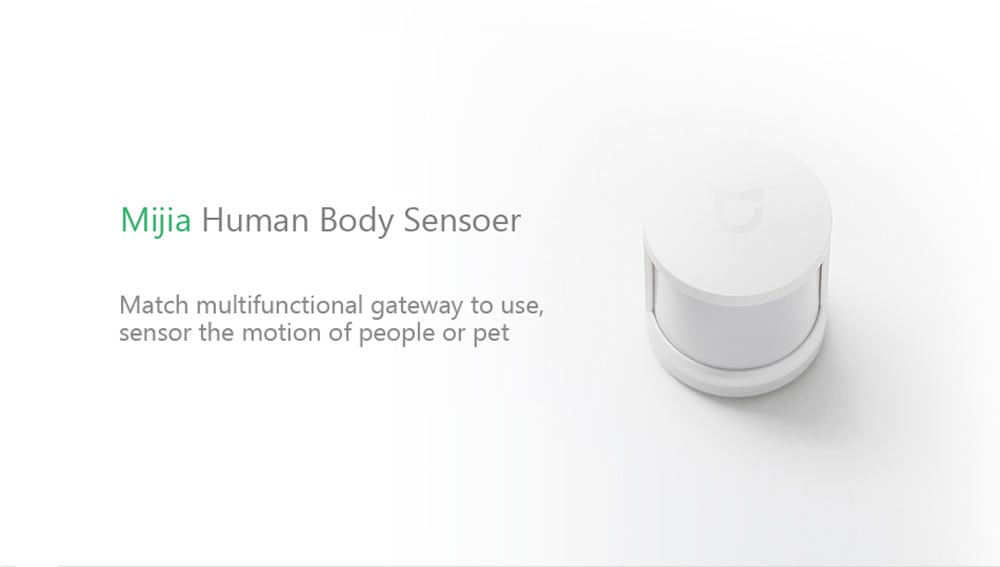 Xiaomi Mijia Smart Human Body Motion Sensor ZigBee Wireless Connection- White
