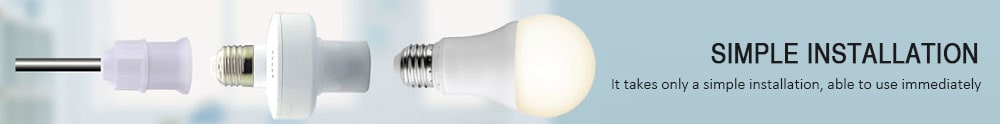 SONOFF Slampher RF 433MHz WiFi Smart Light Bulb Holder for Smart Home- White