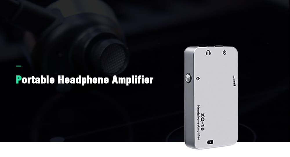 XDUOO XQ - 10 Portable Headphone Amplifier- Black