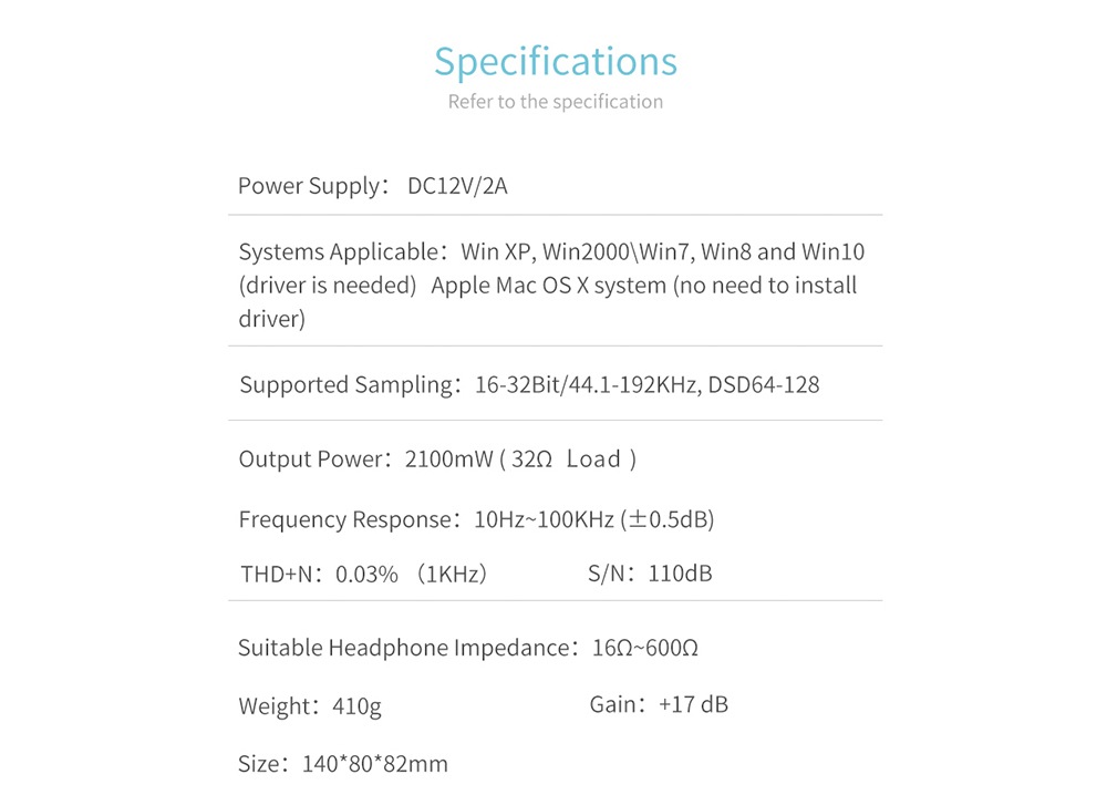 XDUOO TA - 01B High Performance USB Decoding Amplifier - Black