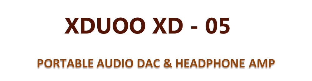 XDUOO XD - 05 High Performance Portable Decoding Headphone Amplifier- Silver