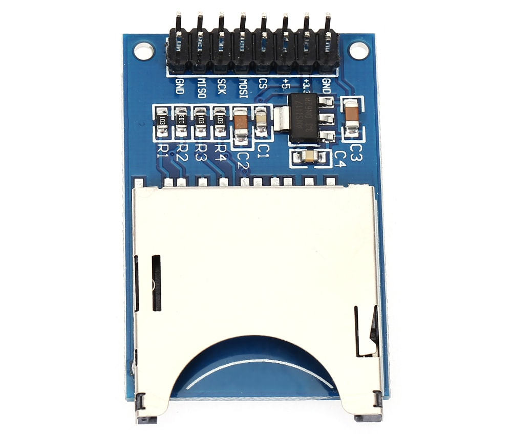 Reading Writing Module for SD Card with SPI Socket- Blue