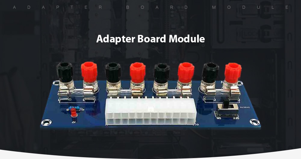 XH - M229 Desktop Chassis Power Supply ATX Adapter Board Module- Blue