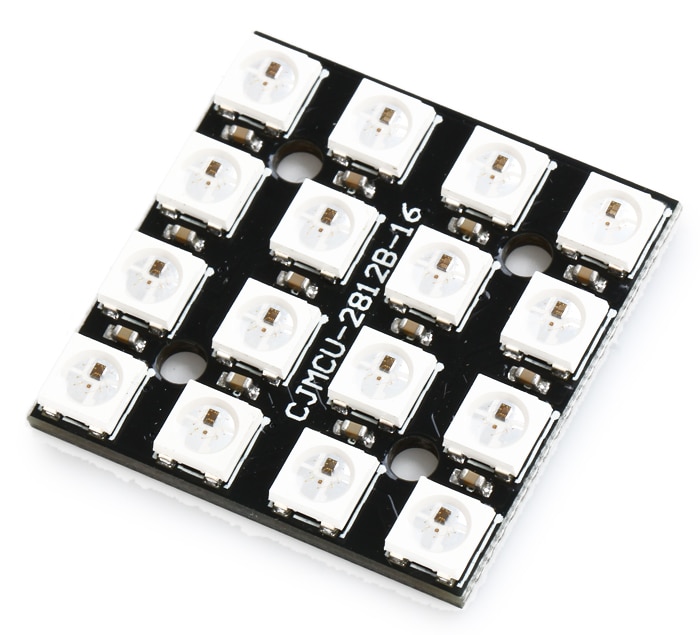 WS2812B 16 Bit Full-Color Driving Board RGB LED 4-Lead Square for Arduino- as the picture