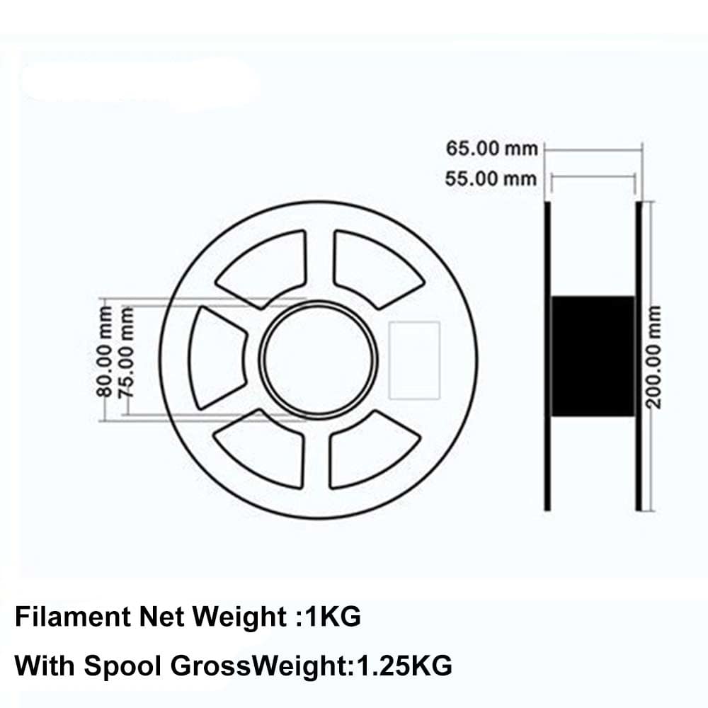Superfila 3D Printing Filament PLA 1.75mm For Creality CR-10S Ender 3- Gray