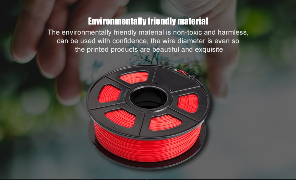 Sunlu 3D Printer Supplies Filament PLA 1.75mm Plastic Rubber Consumables Material- Grass Green