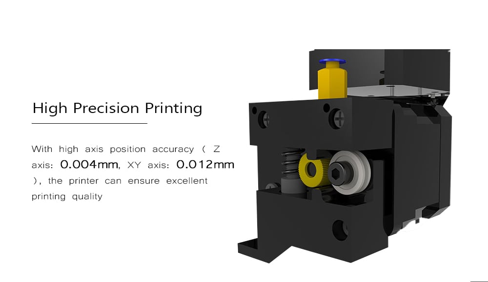 Tronxy X5S - 400 High Precision Rapid Assembly 3D Printer- Black EU Plug