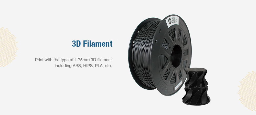 Tronxy X5S Industrial Grade High-precision Metal Frame 3D Printer Kit- Black EU Plug