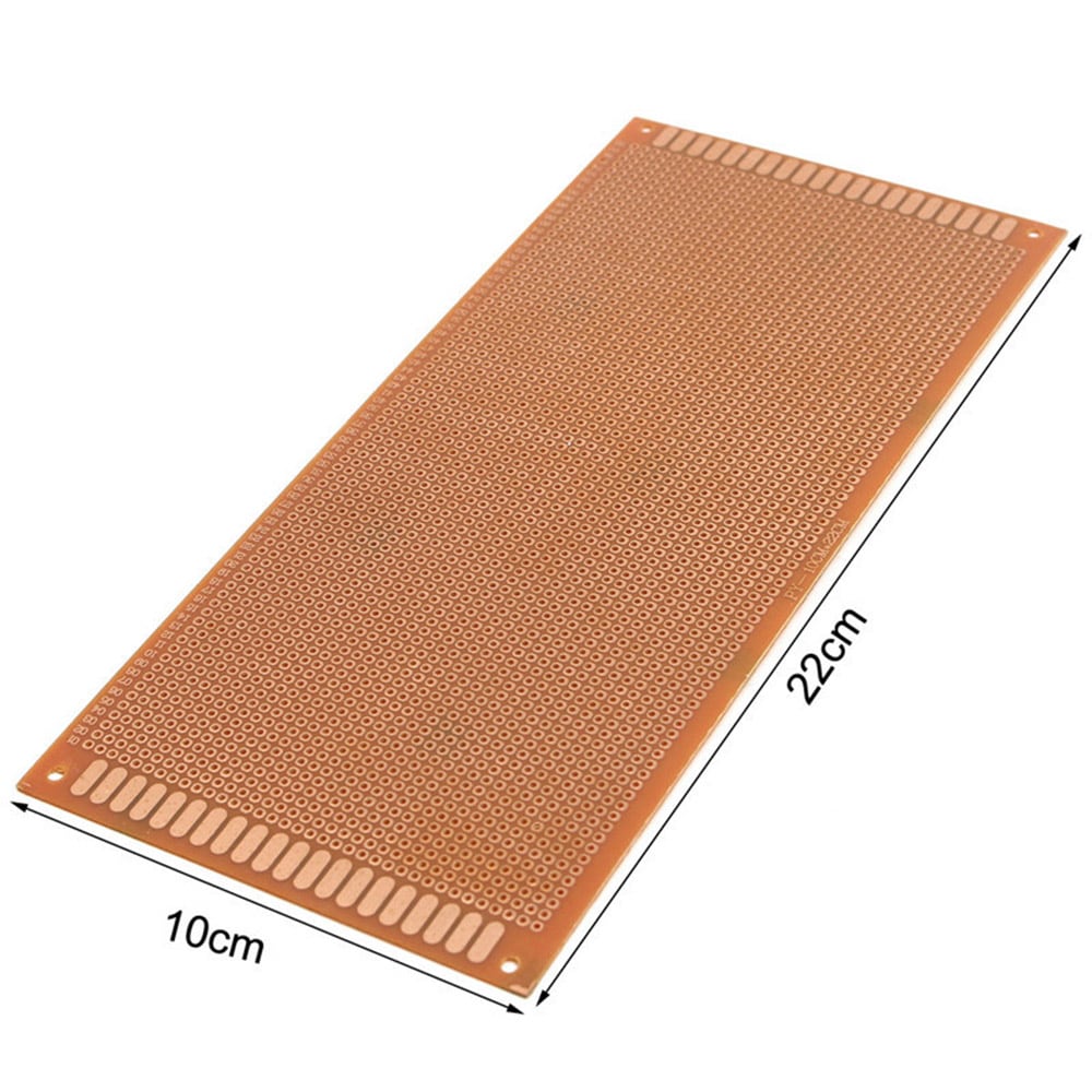 Single Side Copper Paper PCB Breadboard 10 x 22cm - Halloween Orange