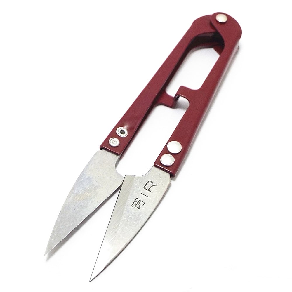 U-Style Thrum Scissor for Cable / Paper etc.- Red