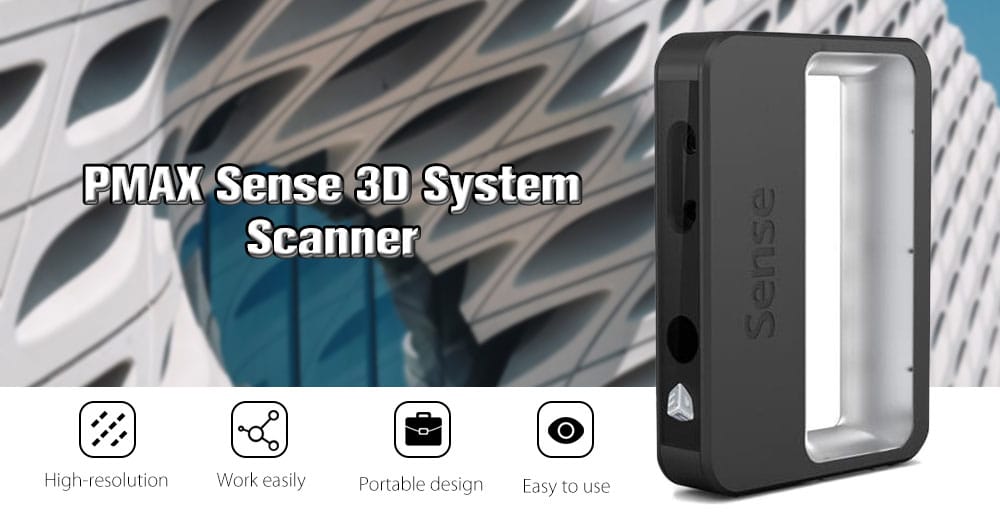 PMAX 3D System Scanner Full Color Sweeping - Black