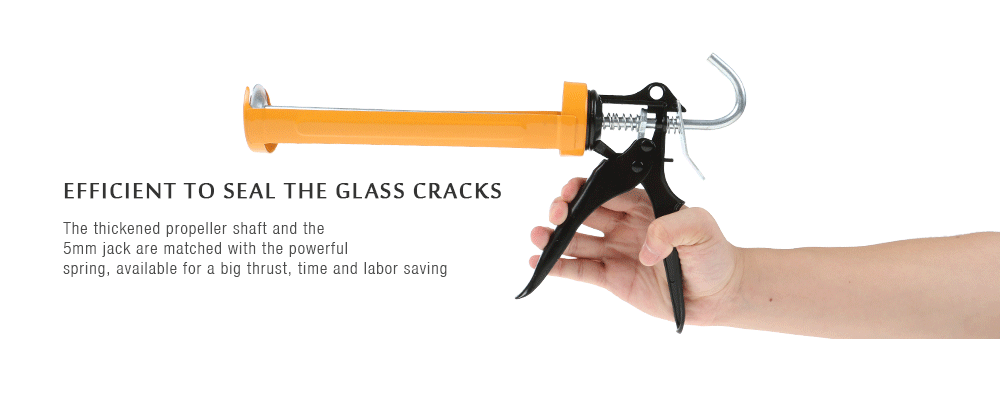 Professional Portable Labor-saving Mini Glass Sealing Glue Gun Best Wireless Glue Gun- Bright Yellow
