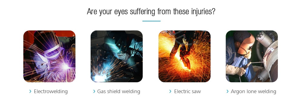 Anti-ultraviolet Solar Powered Auto Darkening Welding Glasses Eye Protection Equipment- Black