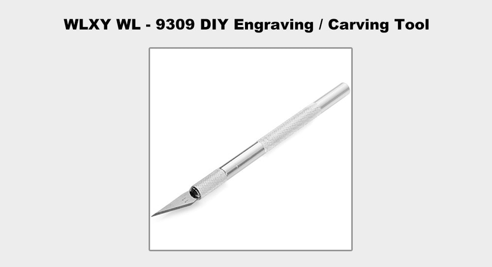 WLXY WL - 9309 Sharp Keen Nicking Tool Graver for Mat Cutting / Etching / Trimming- Silver