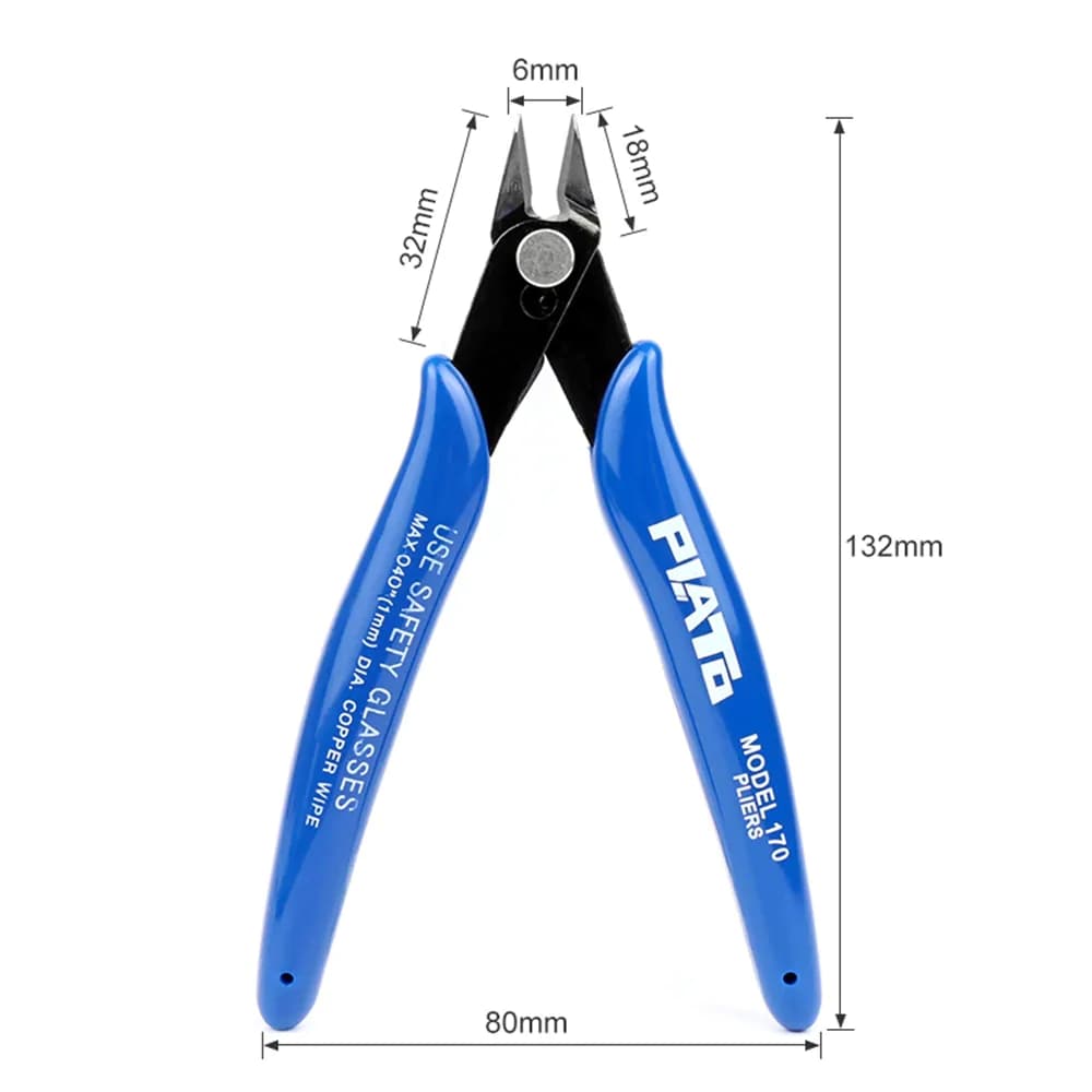 Portable Midget Diagonal Plier- Deep Blue