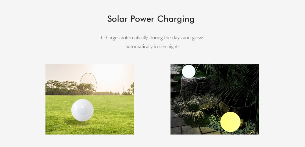 Solar LED Outdoor Waterproof Ball-shaped Light Party Weeding Yard Bar Decor- Multi