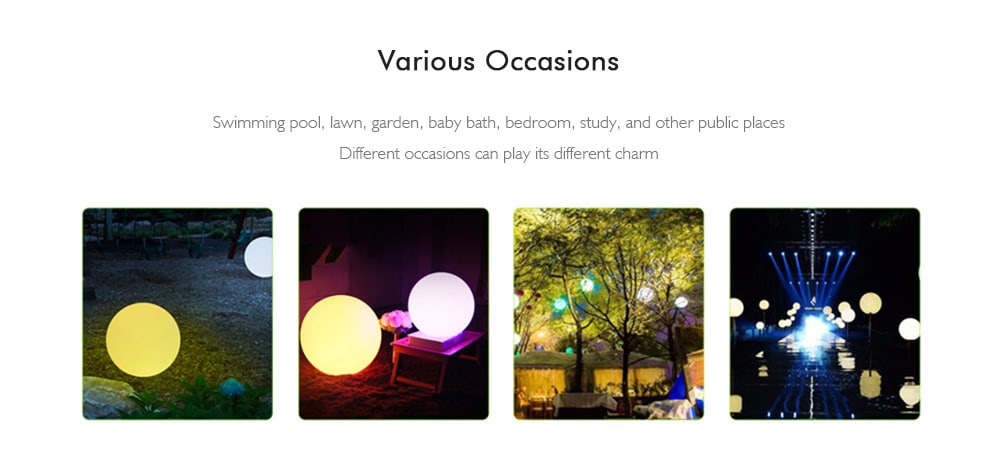 Solar LED Outdoor Waterproof Ball-shaped Light Party Weeding Yard Bar Decor- Multi