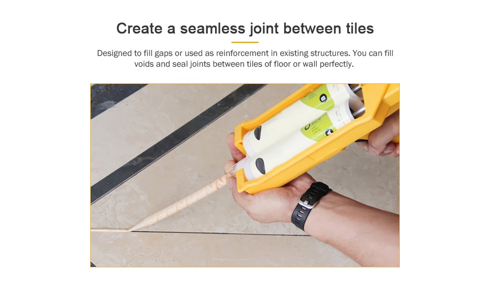 Professional Labor-saving Seaming Glue Gun for Crafting- Yellow