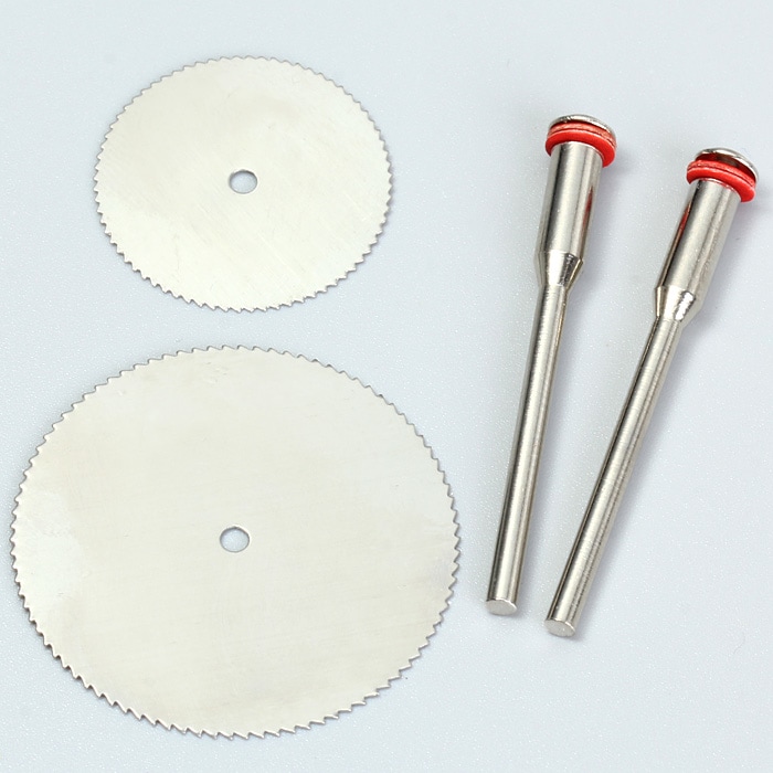 WLXY Alloy Steel Cutting Saw Blade with Connecting Rod Set for Cutting Wood /  Plastic- Silver