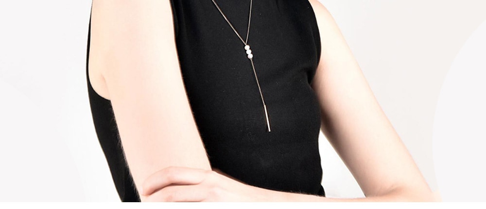 Xiaomi youpin MKL One Series Pearl Sweater Chain Necklace- Gold