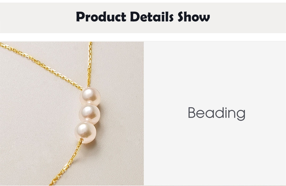 Xiaomi youpin MKL One Series Pearl Sweater Chain Necklace- Gold