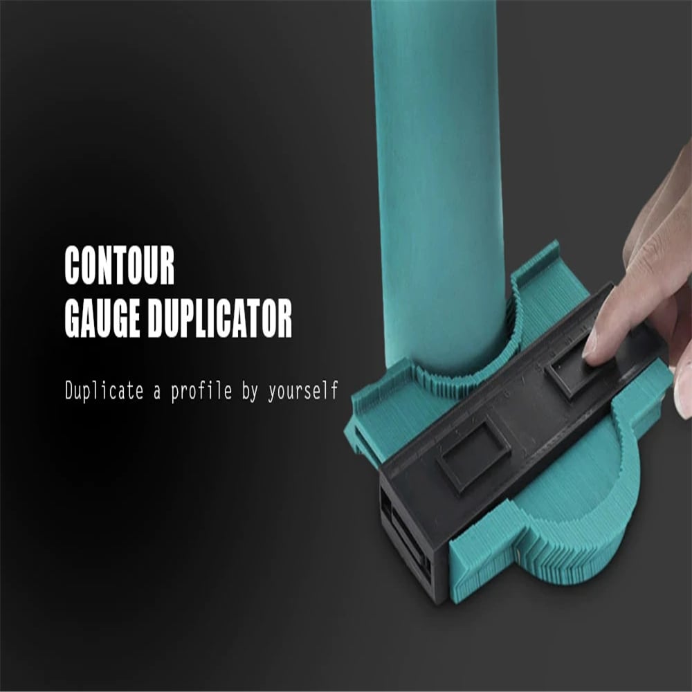Plastic Profile Copy Gauge Contour Gauge Duplicator- Dark Turquoise