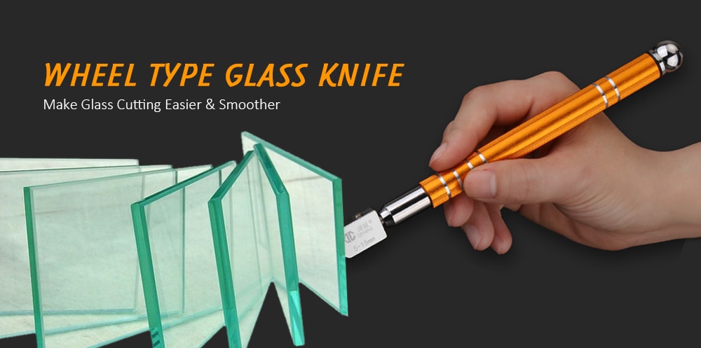 Wheel Type Glass Knife Cutter Tile Cutting Tool 1pc- Iceberg