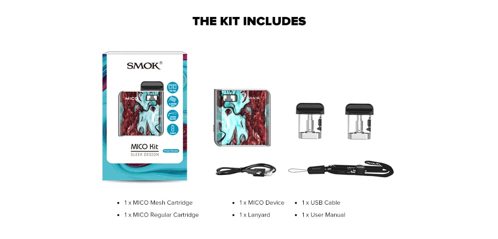 SMOK MICO Pod Starter Kit 700mAh Standard Edition- Black